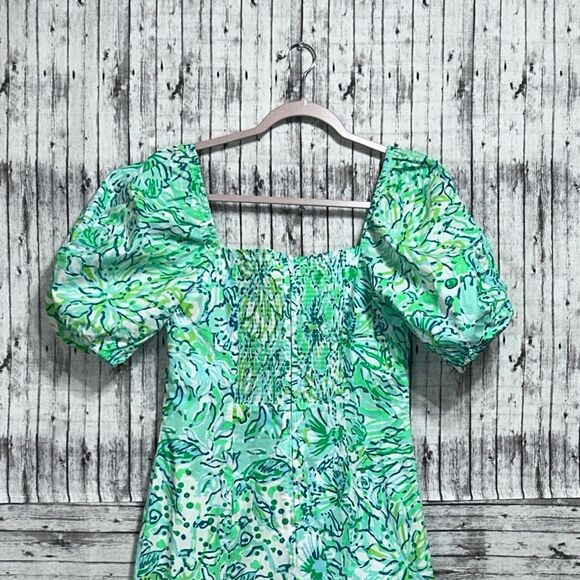 Lilly Pulitzer Daniela Stretch Dress Hopelessly Devoted Engineered - Picture 5 of 11